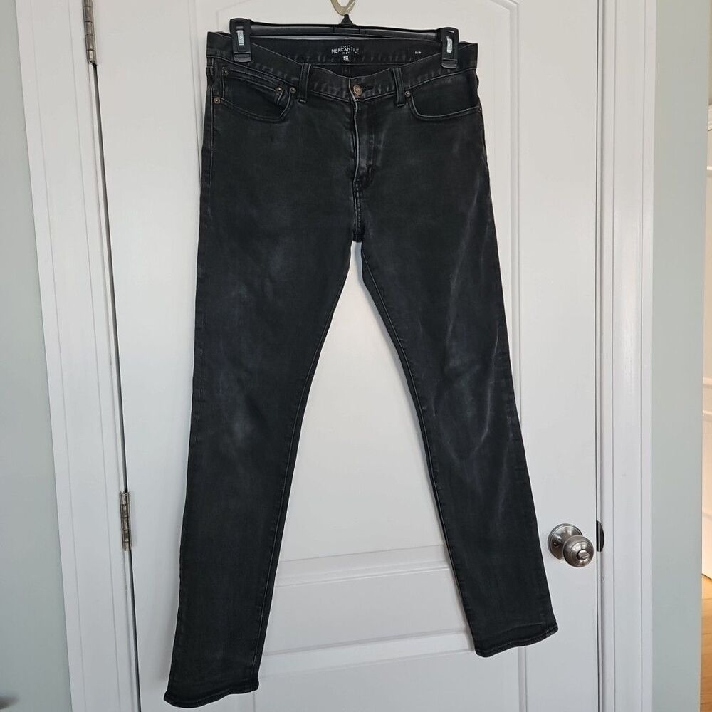 J. Crew Factory Men’s Slim Jeans in Washed Black